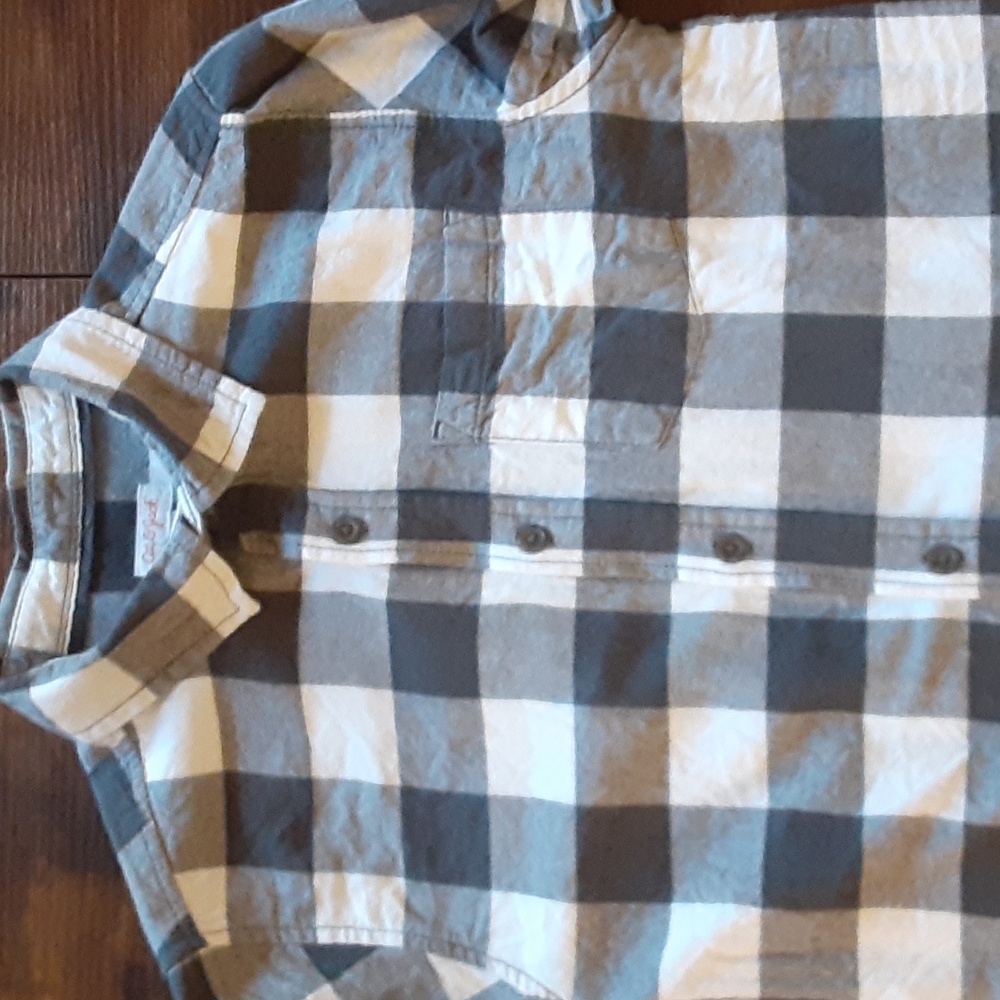 Boys' Plaid Flannel Button-Down Shirt - Cat & Jack™